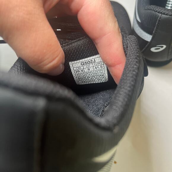 Asics Men's Hyper MD 6 Track & Field Spikes Running Shoes Black White Size 8 - Picture 7 of 11